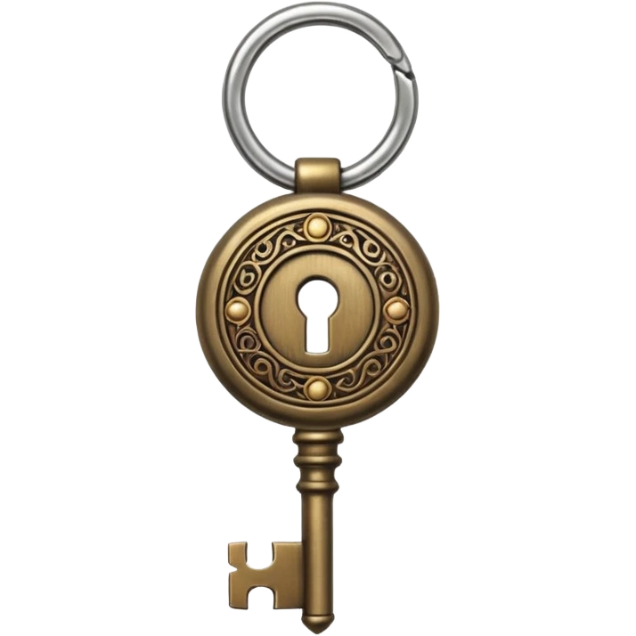 Dungeon key ring emoji
