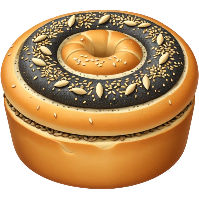 make an emoji of poppy seed roll emoji