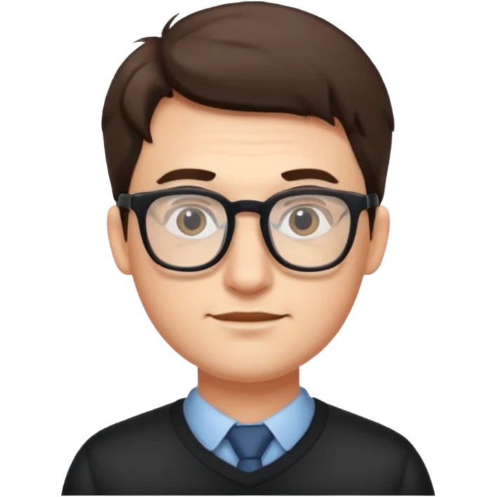 Man with glasses emoji