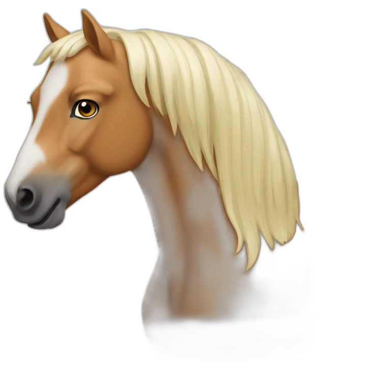 Le cheval Palomino emoji