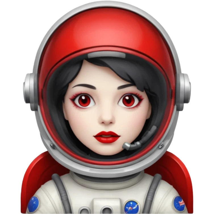 Vampire in Astronauts helmet emoji