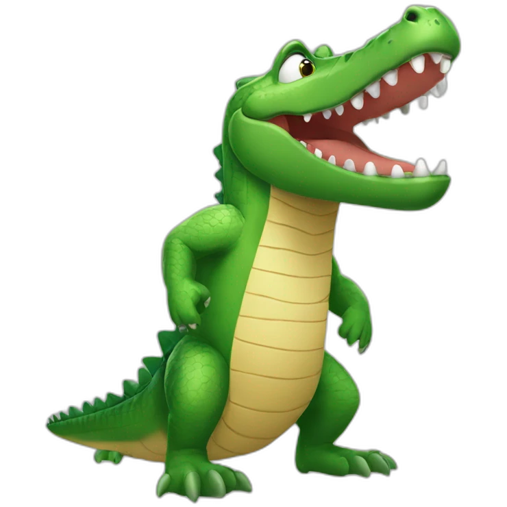 Super héros crocodile  emoji