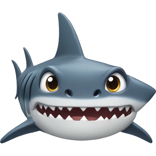 Shark with cat ears  emoji