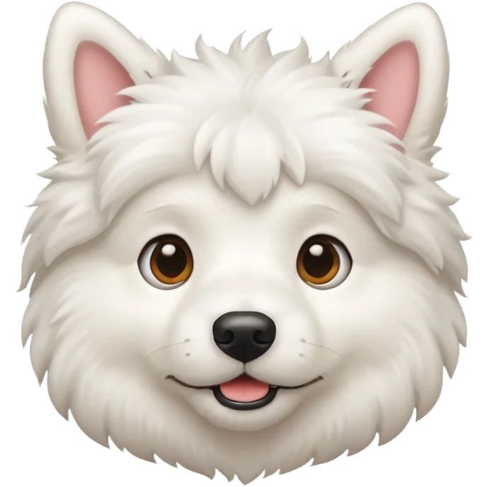 Withe dog emoji