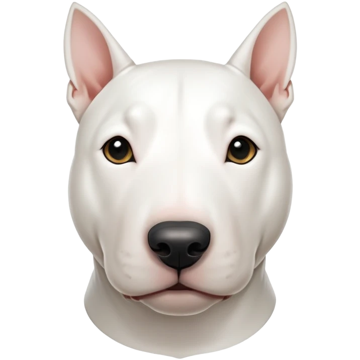 White bull terrier emoji