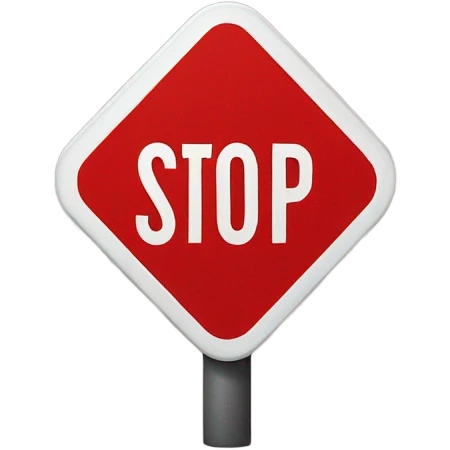 Stop sign emoji
