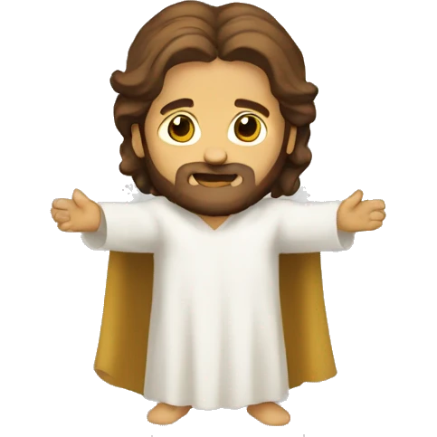 Cristo abrazando emoji