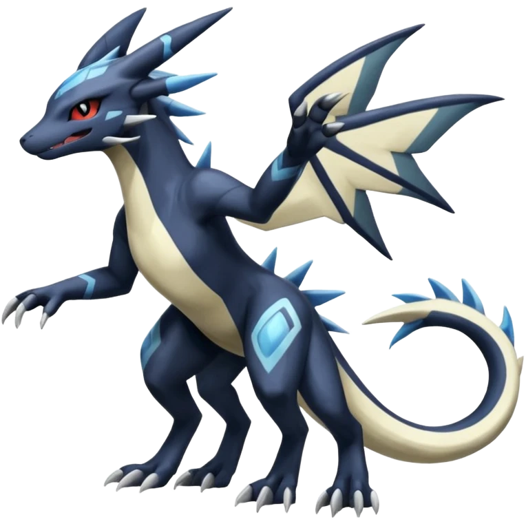 Salandit-Dialga-Palkia-Umbreon-Silvally-fusion (full body) emoji