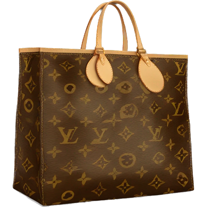 Louis vuitton shopping bag emoji