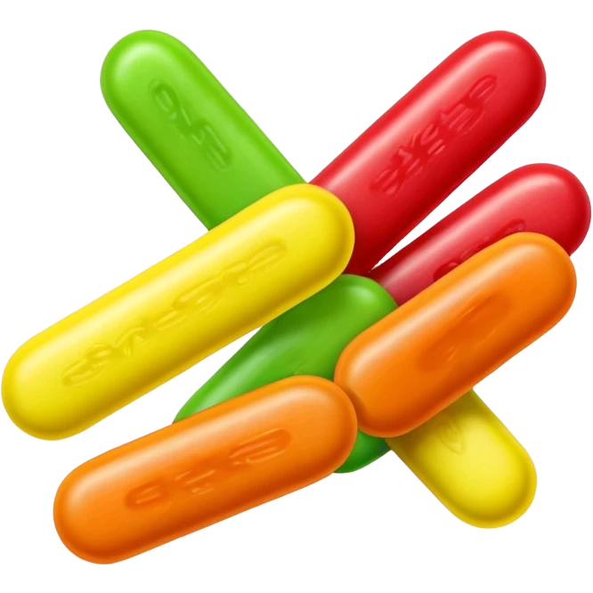 Mike and Ike's candy. emoji