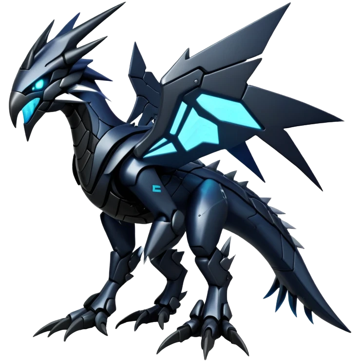 Punk’ish Edgy Futuristic Badass Dark Gothic Zekrom-Dialga-Aurorus-Amaura-Hybrid-Creature emoji