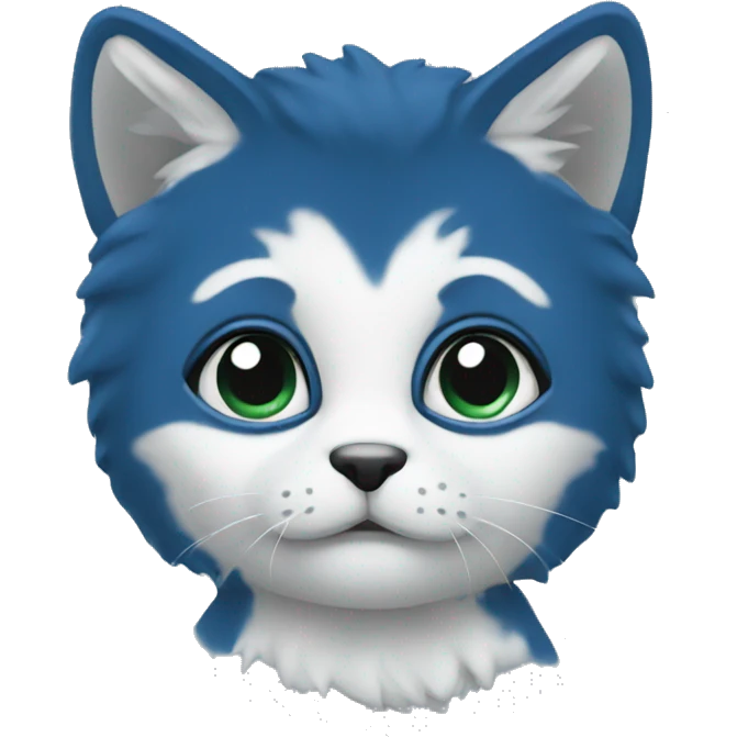 Blue emoji