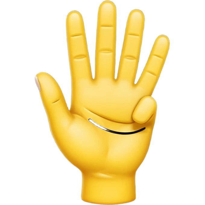 Crossed Fingers phone emoji style emoji