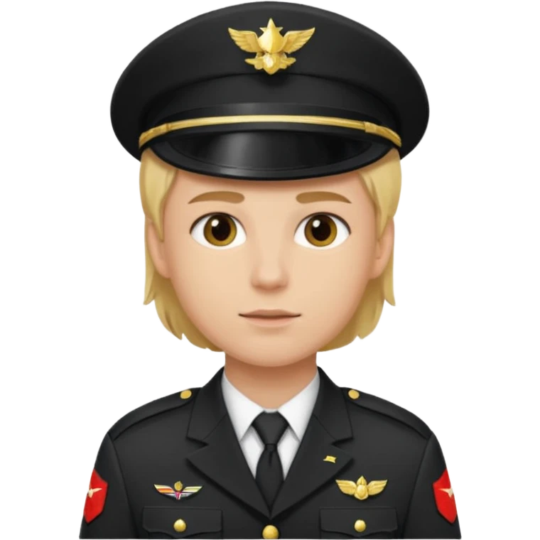 a soldier with blonde hair emoji