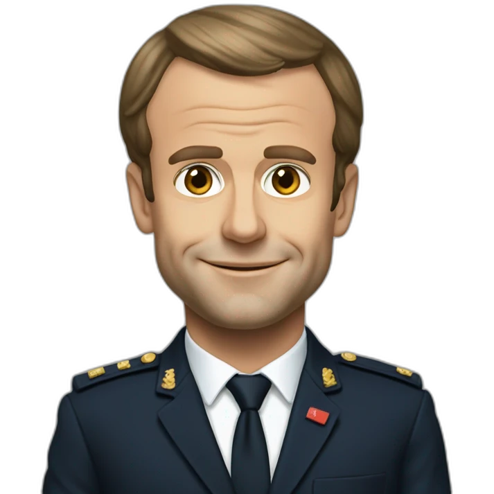 Emmanuel Macron énervé emoji