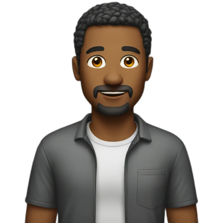 Man at the wall emoji