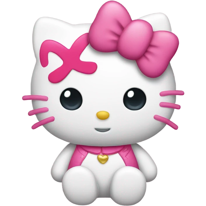 Hello kitty loving emoji