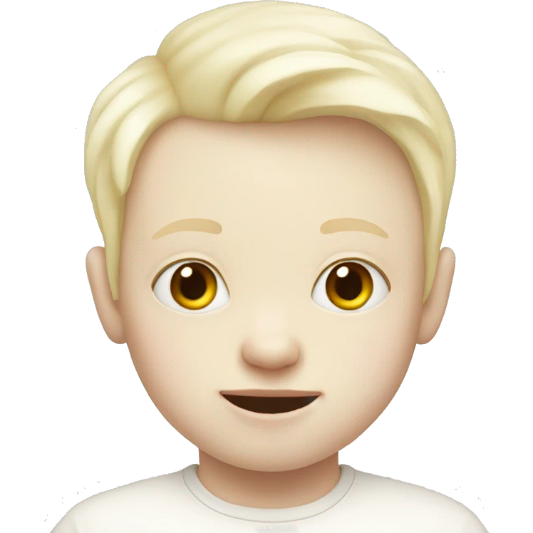 albino kid emoji