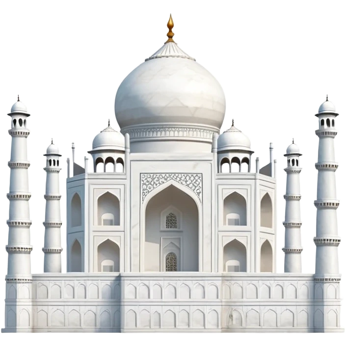 Taj Mahal monument from India emoji