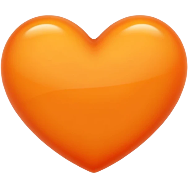 orange heart emoji
