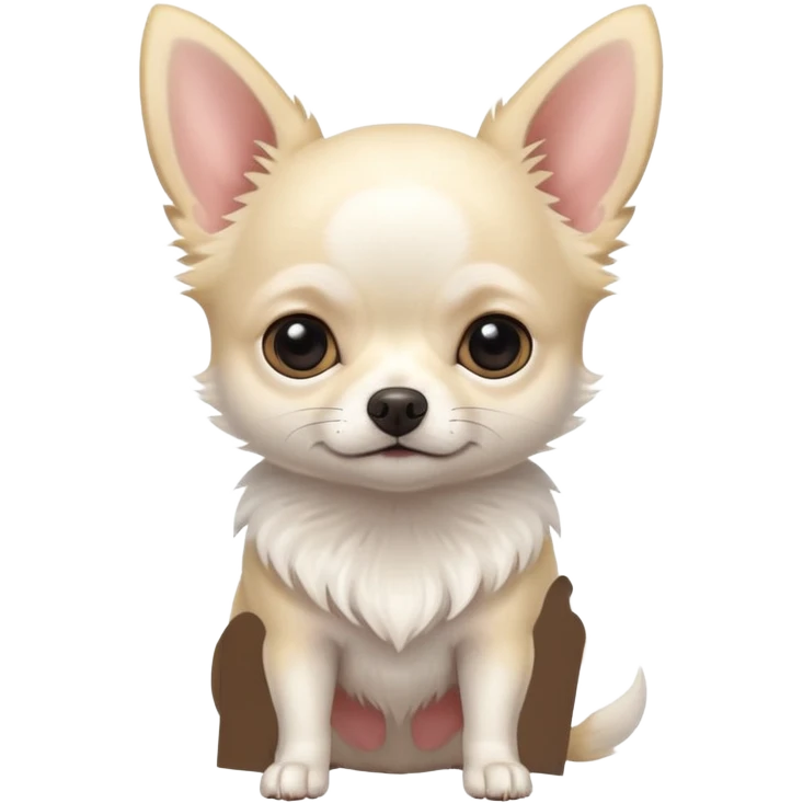 White chihuahua  emoji