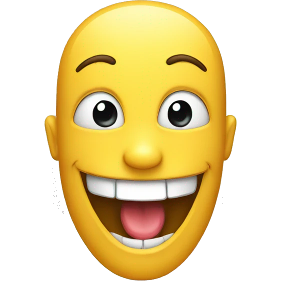 Hi with a big smile  emoji