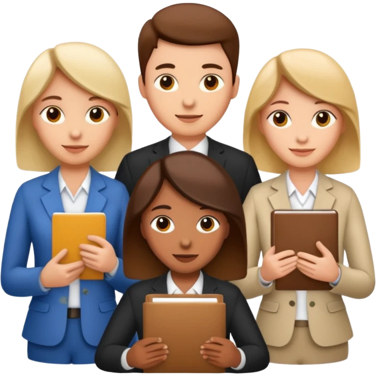 HR works: administrative, people, collaboration emoji