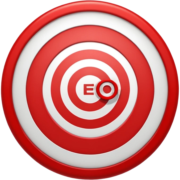 target with the word SEO inside emoji