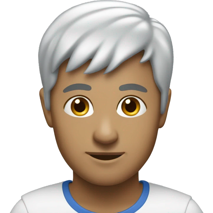 Ronde punaise bleu emoji