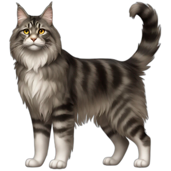 Full Body Maincoon emoji