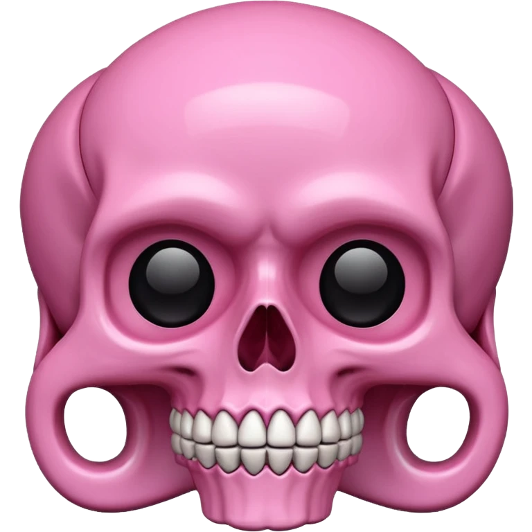 pink skull emoji