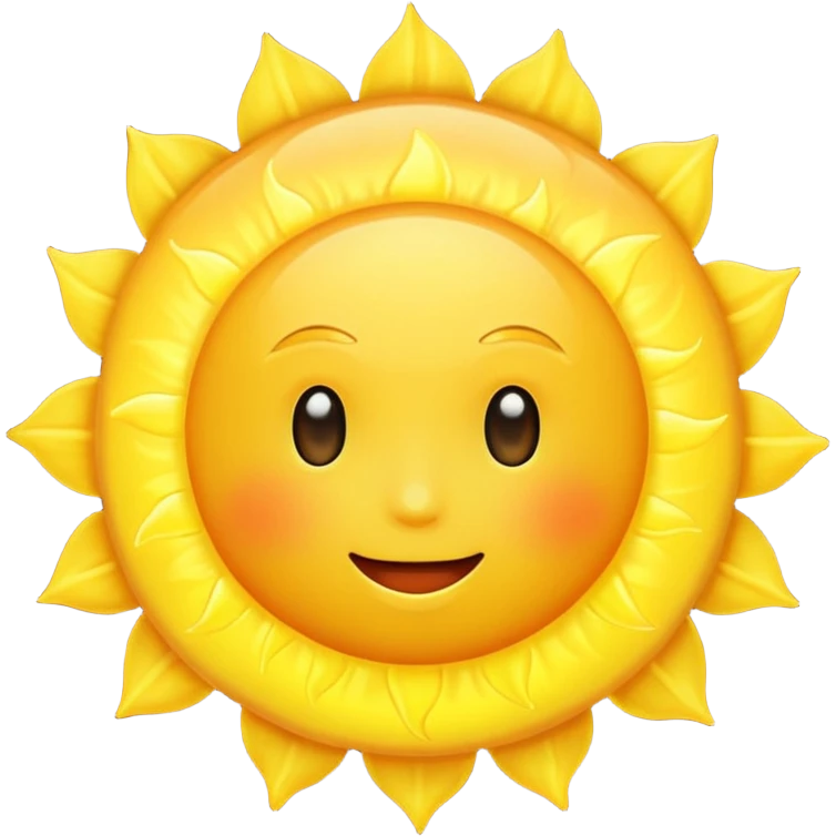 Sun emoji