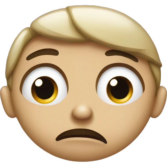 Sad kiss emoji