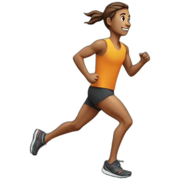 trail runner emoji