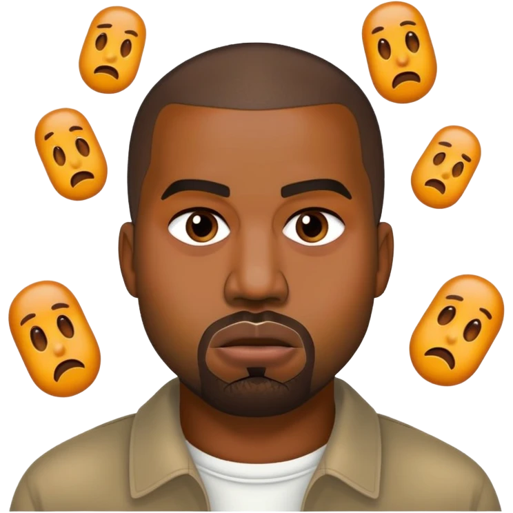 Kanye west saying omg emoji