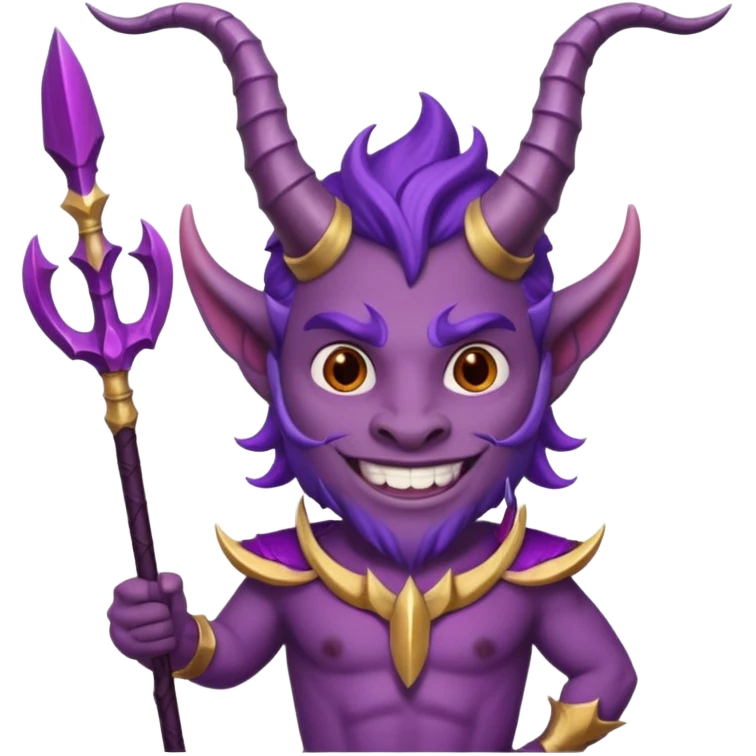 Diablito morado emoji