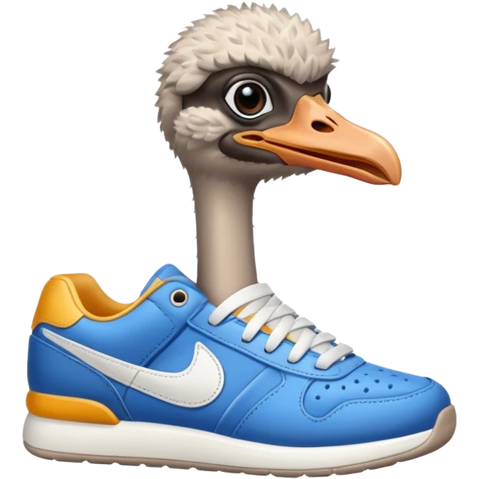  ostrich-in-sneakers emoji
