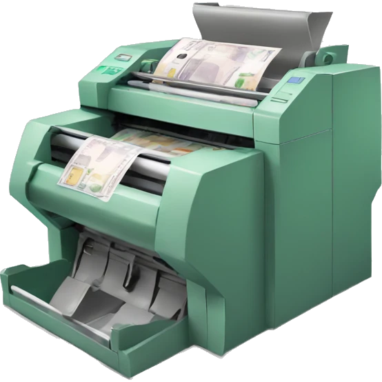 banknote sorter emoji