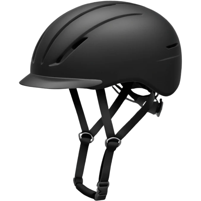 Black Bicycle Helmet emoji