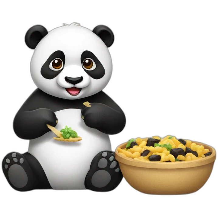 panda-eating emoji