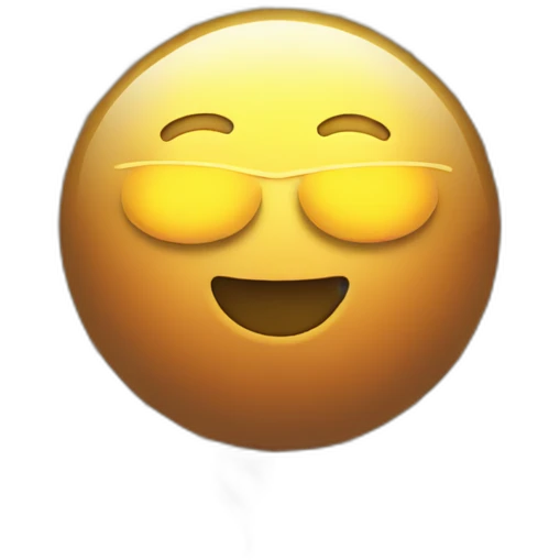 glowing sun emoji