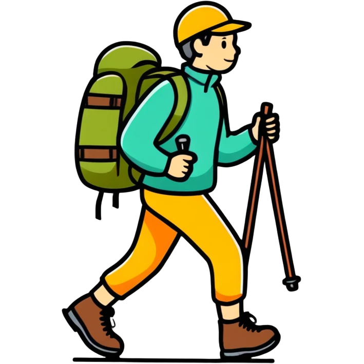Hiker emoji