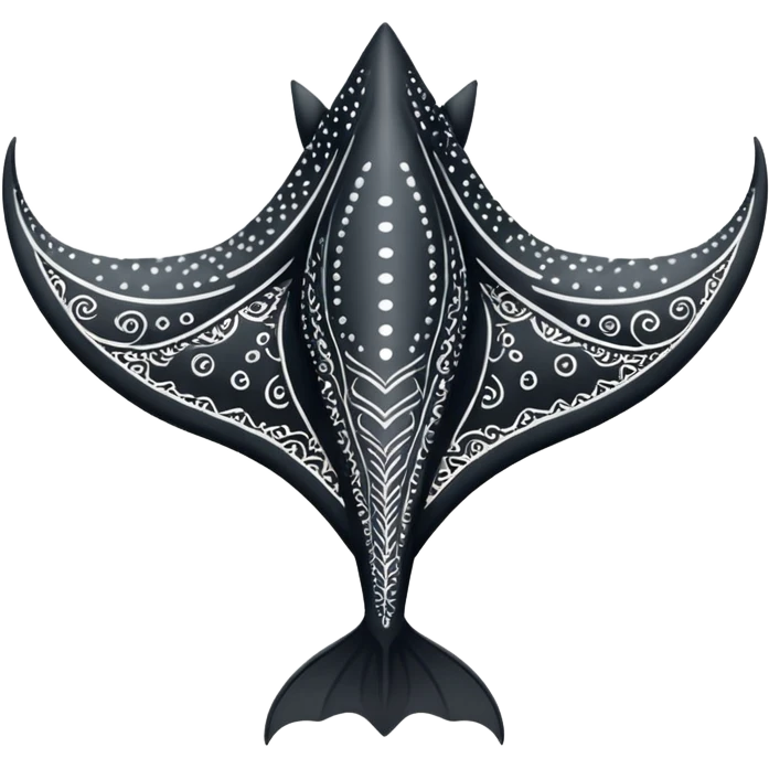 i want a stingray but in a maōri style emoji