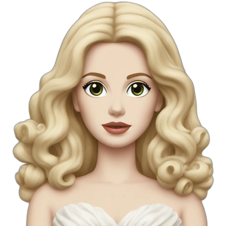 Lana Del Rey at the MET emoji