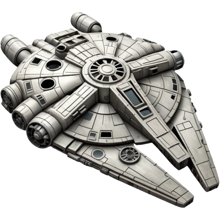 Vaisseau faucon milenium emoji