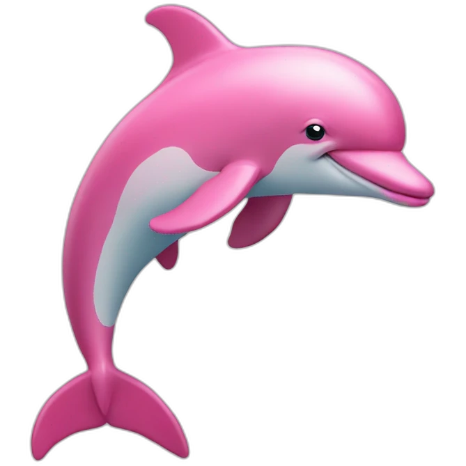 pink dolphin emoji