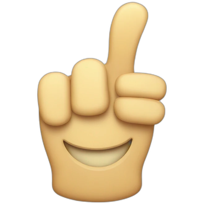 Smiling face, thumbs up emoji