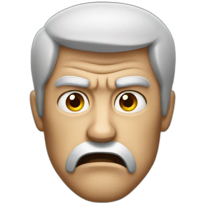 angry man emoji
