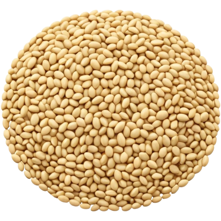 a handful of scattered sesame seeds emoji