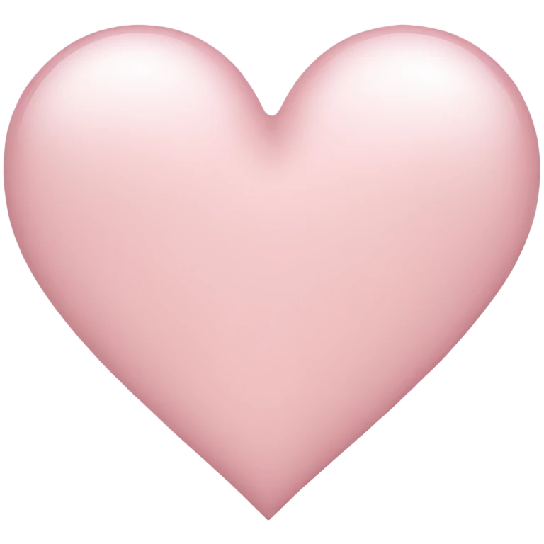 Light pink heart emoji